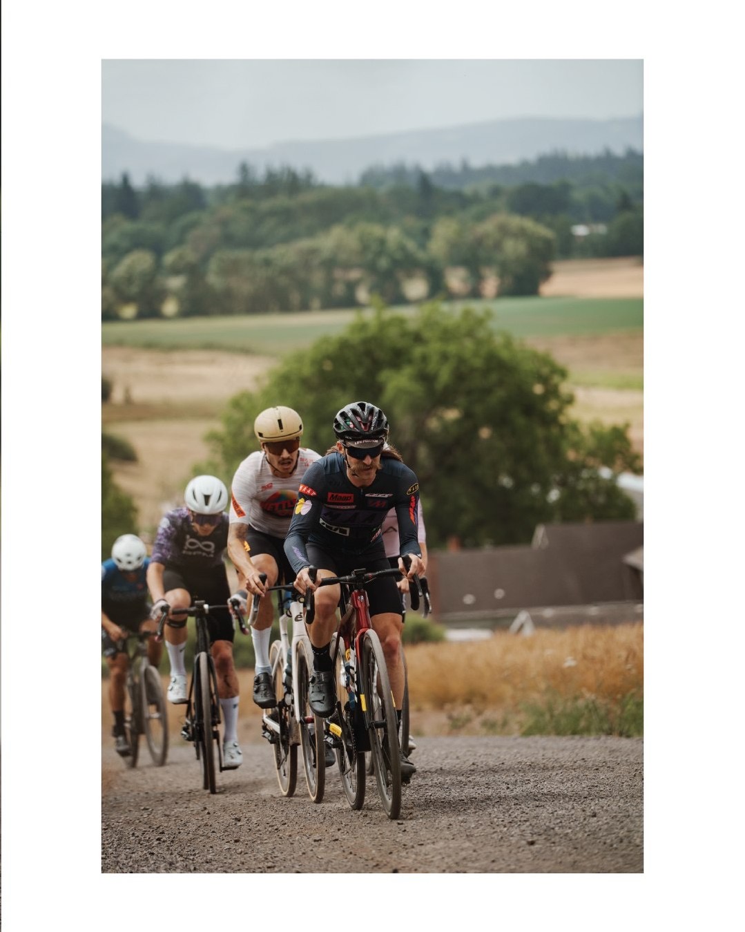 On the Corey Rd gravel climb