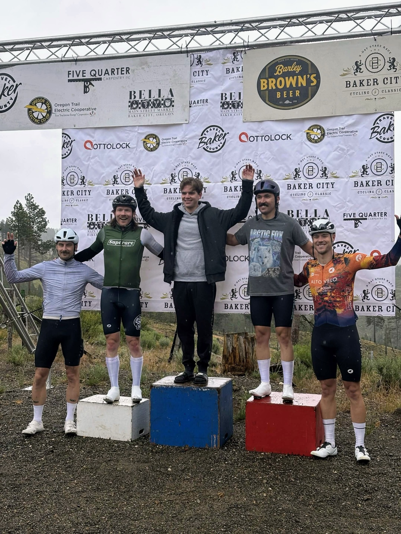 Cat 3 GC podium