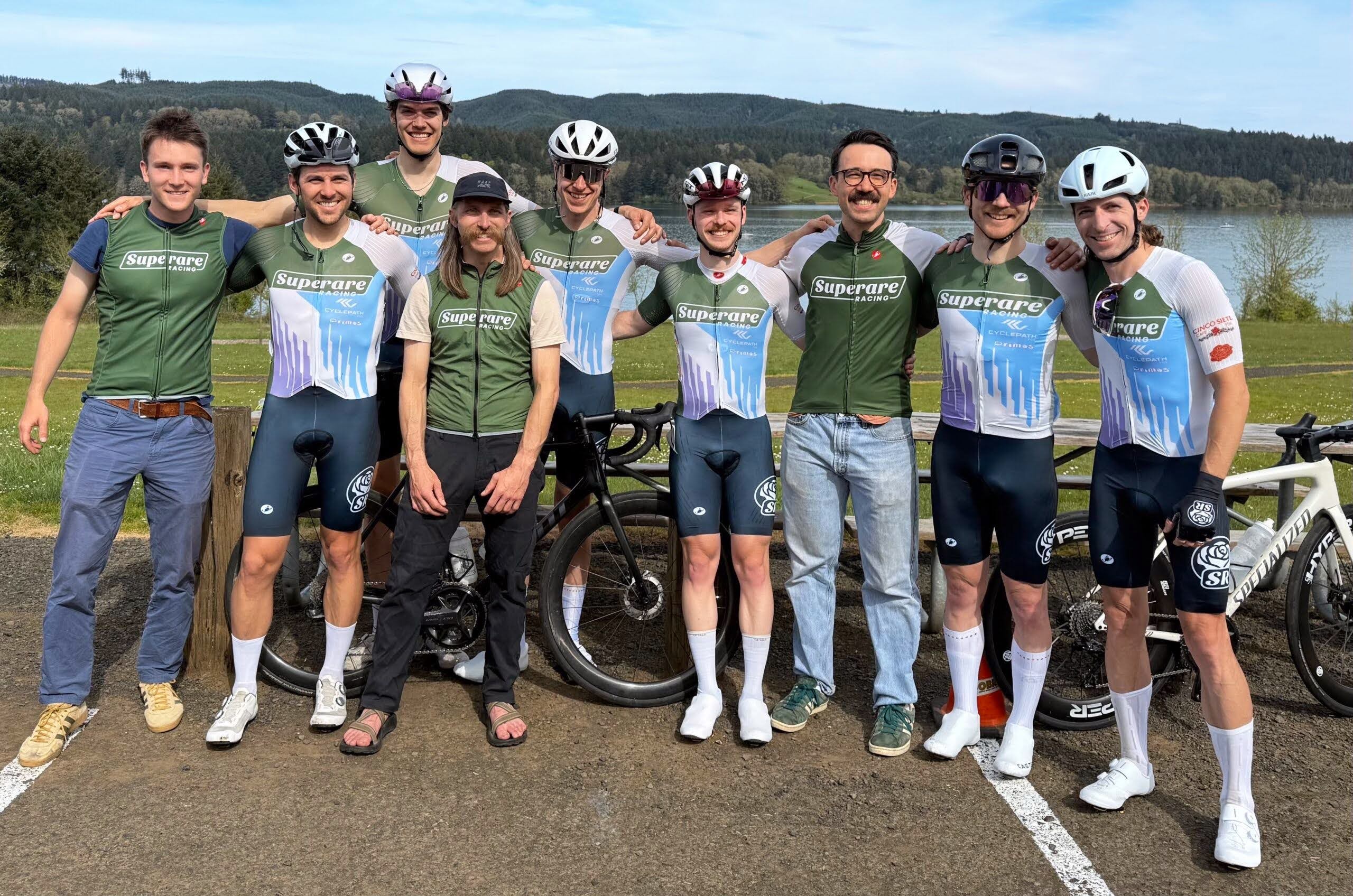 The team at Hagg Lake