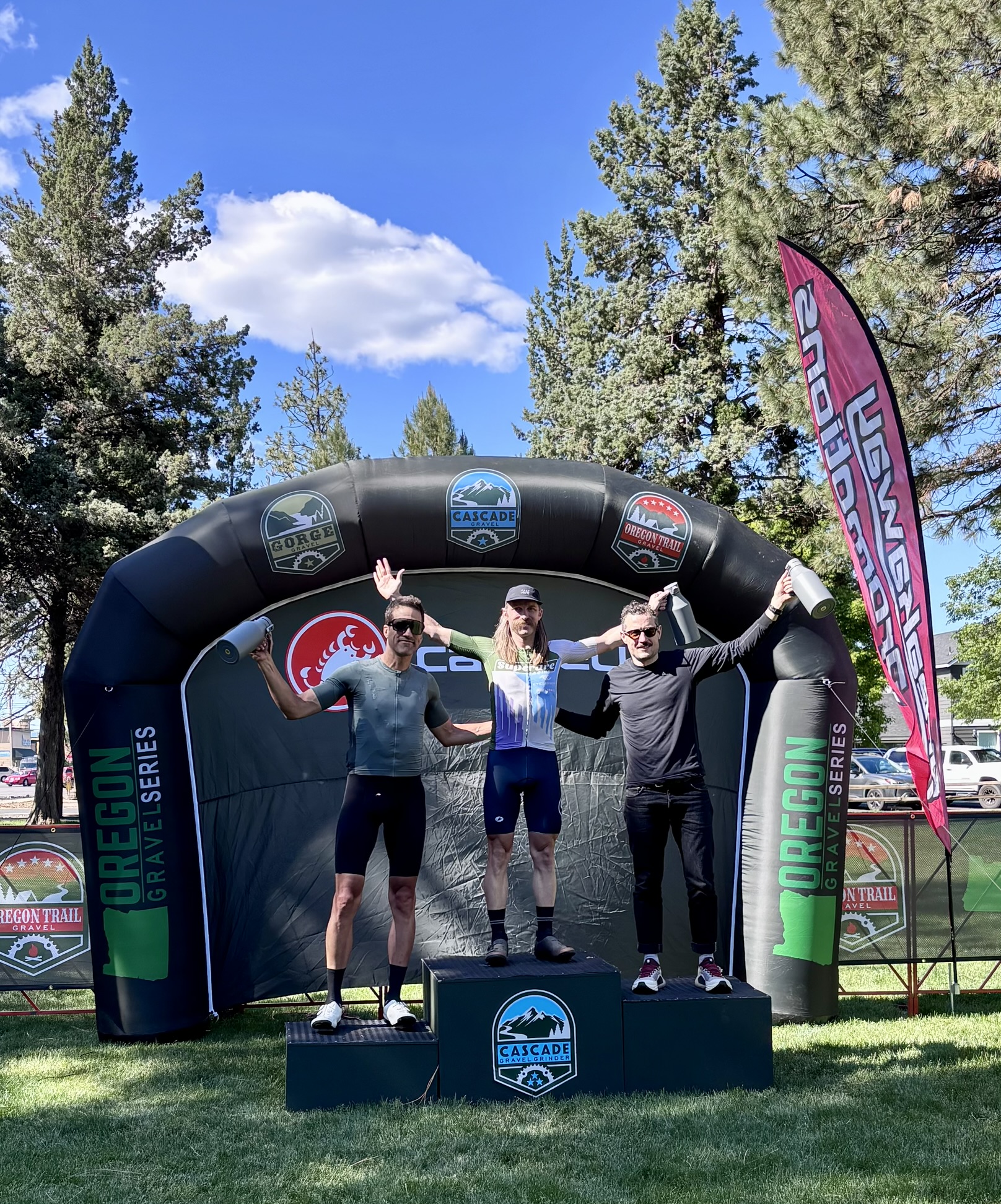 Open Men podium — Alex on top