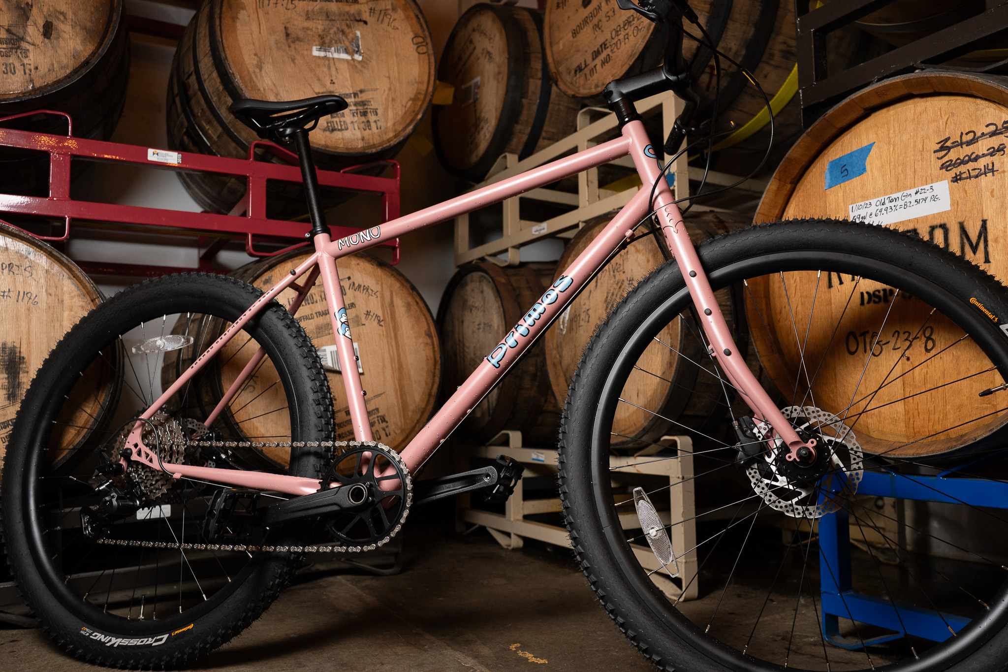 Pink bike at Gigantic