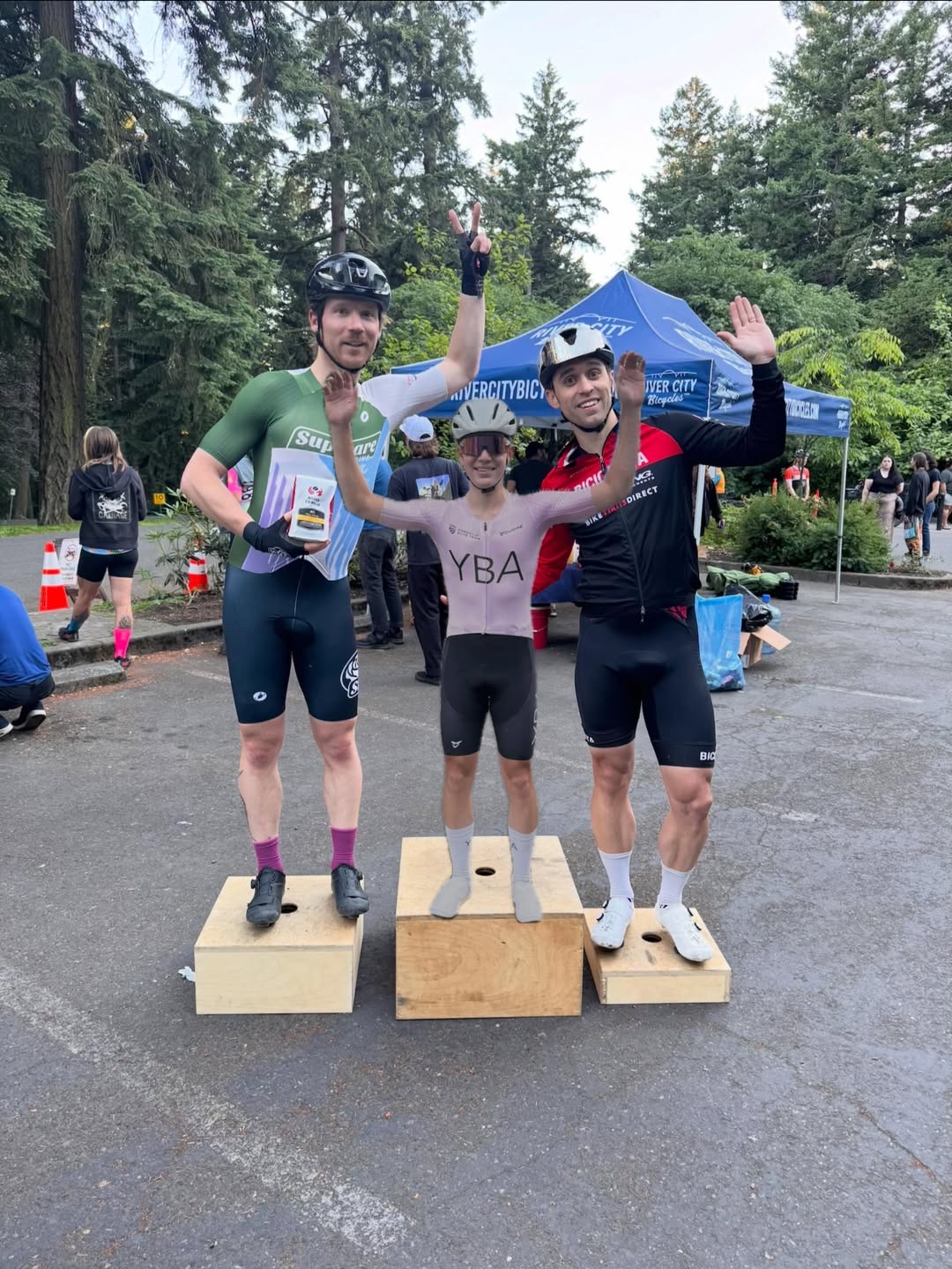 Cat 3 podium in week 1