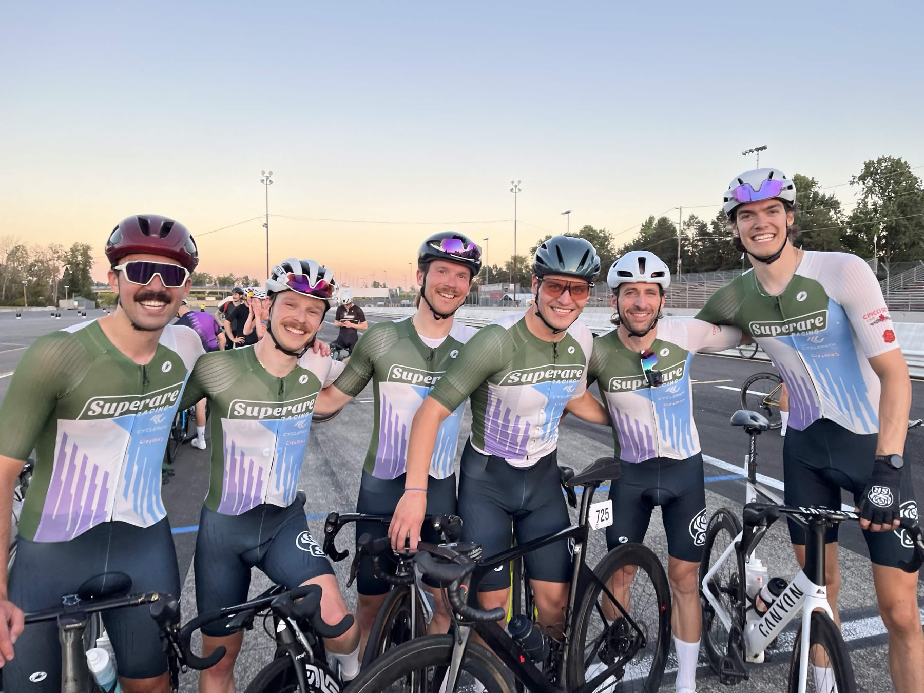 Superare at PIR at sunset